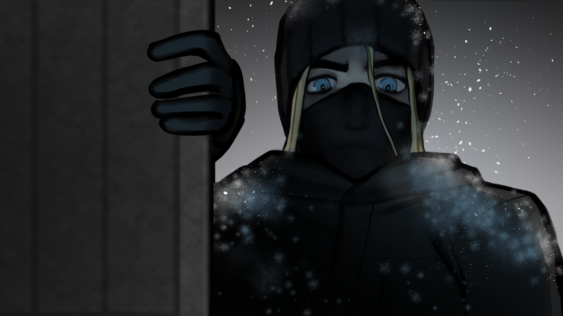 和迷恋你的病娇长发男一同被困于雪山小屋